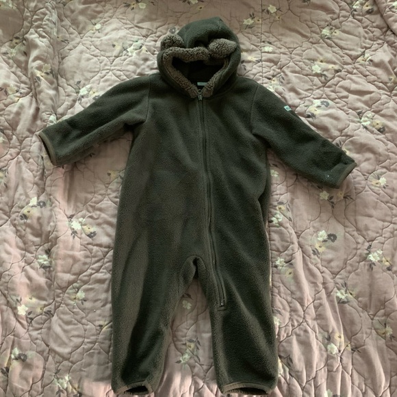 Columbia Baby Boys' Tiny Bear Ii Bunting, Warm Soft Fleece - Picture 2 of 3